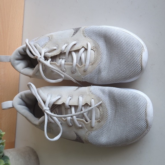 Nike flex runner stroke running light grey off white sneakers - Picture 2 of 14